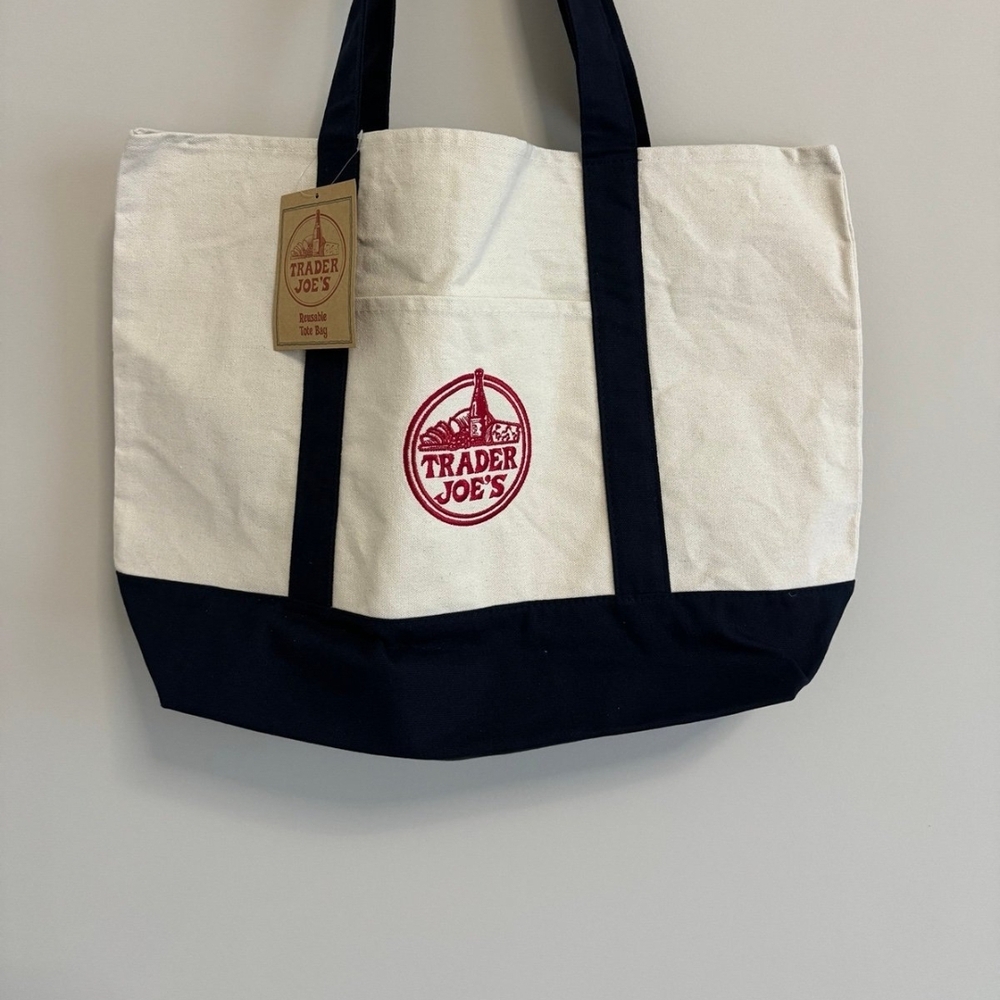 OG TRADER JOES CANVAS TOTE!!